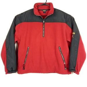 Woolrich Jacket  1/4 Zip Pullover Embroidered Flag